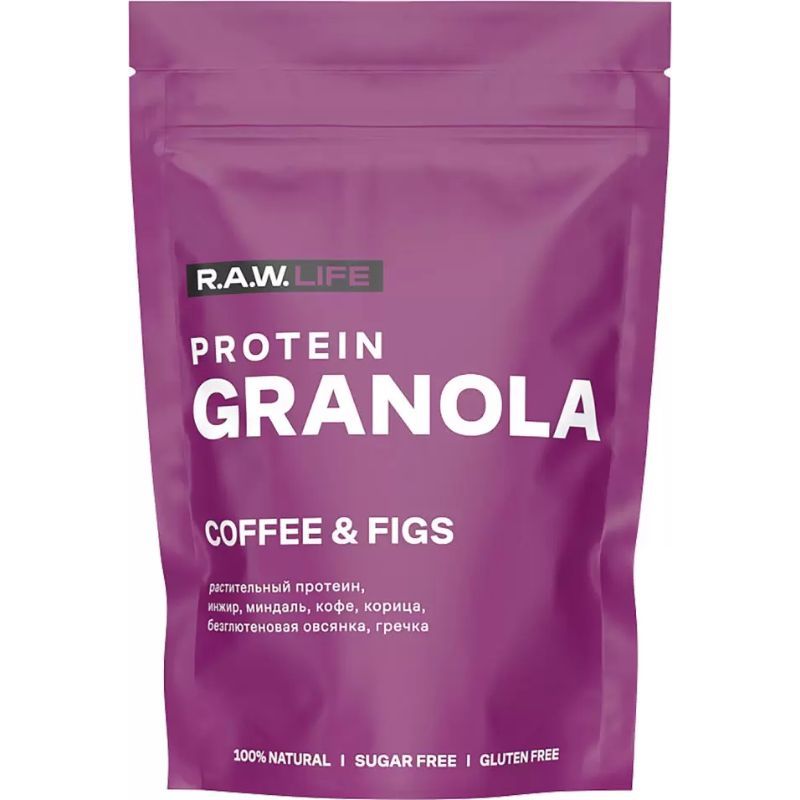 Granola coffee and figs R.A.W Life 220g