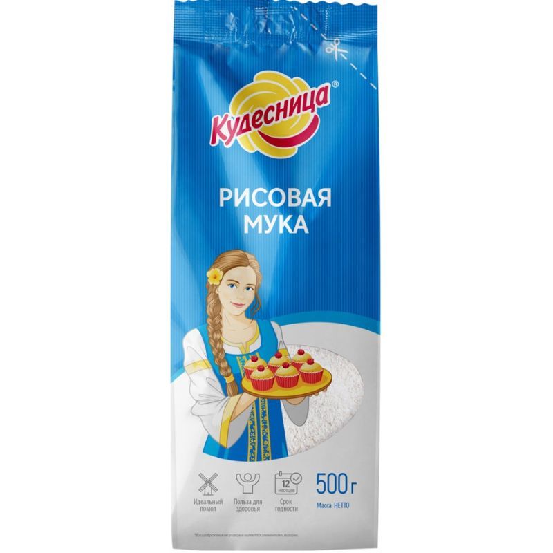 Rice flour Kudesnitsa 500g