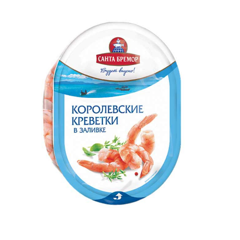 Королевские креветки Санта Бремор 200г