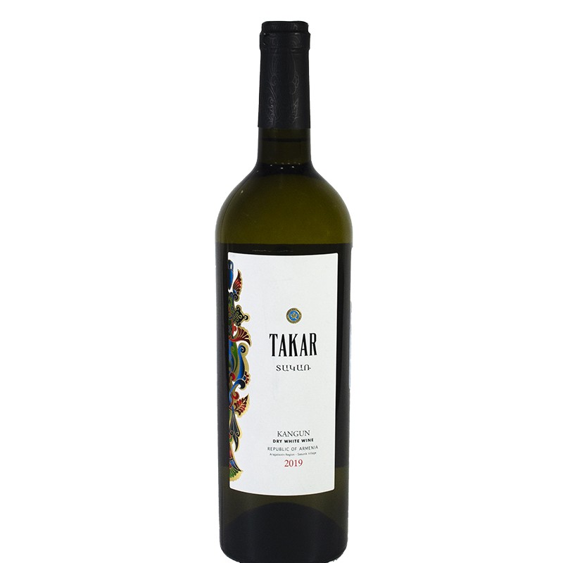 White dry wine, kangun Takar 0.75l