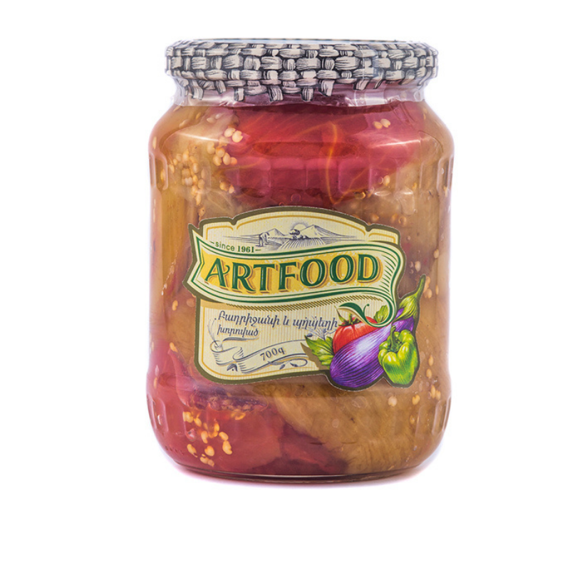 Grilled eggplant with pepper ArtFood 720g