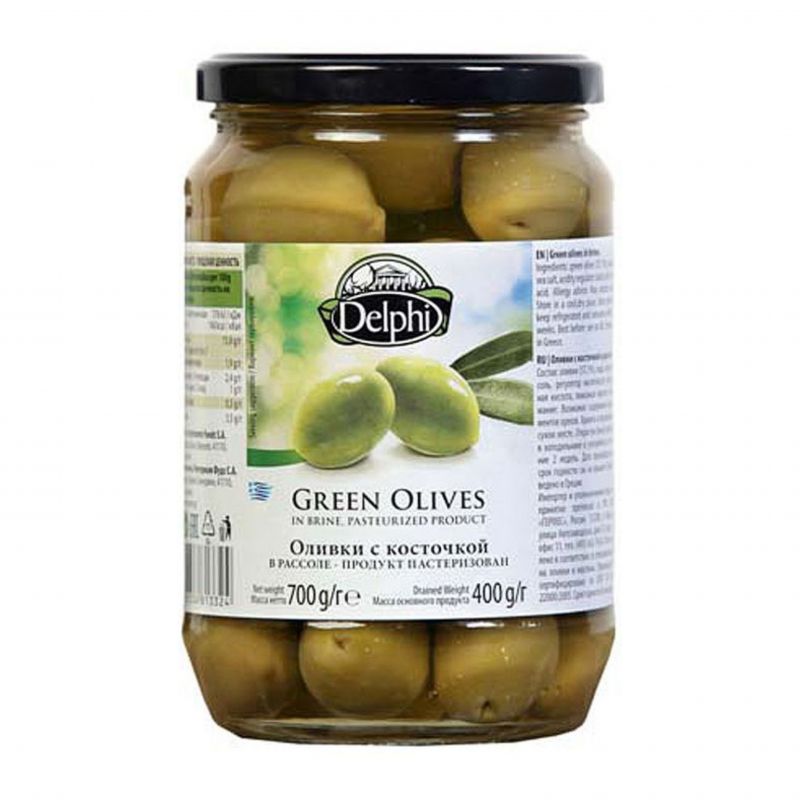 Green olives Delphi 700g