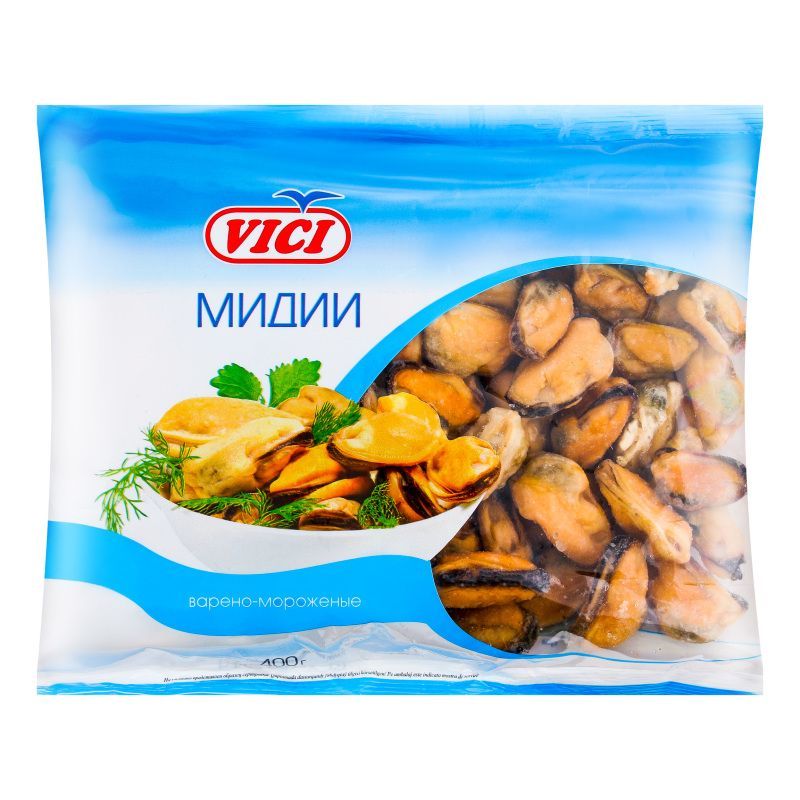 Frozen Boiled Mussels Vici 400g