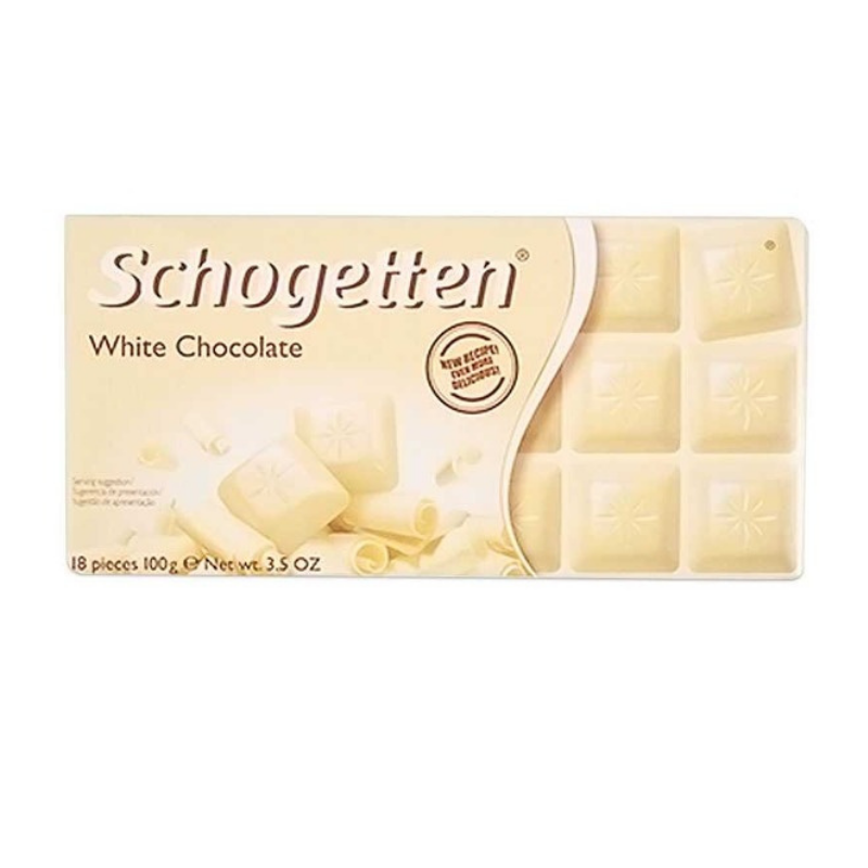 Chocolate bar white chocolate Schogetten 100g