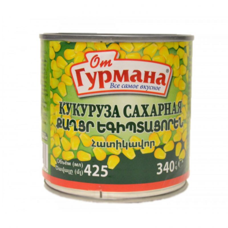 Canned sweet corn Ot Gurman 340g