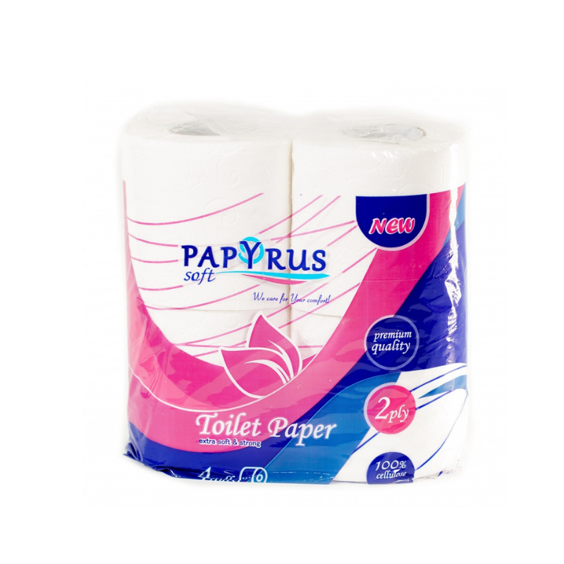Toilet paper Soft Papyrus 2layers 4pcs