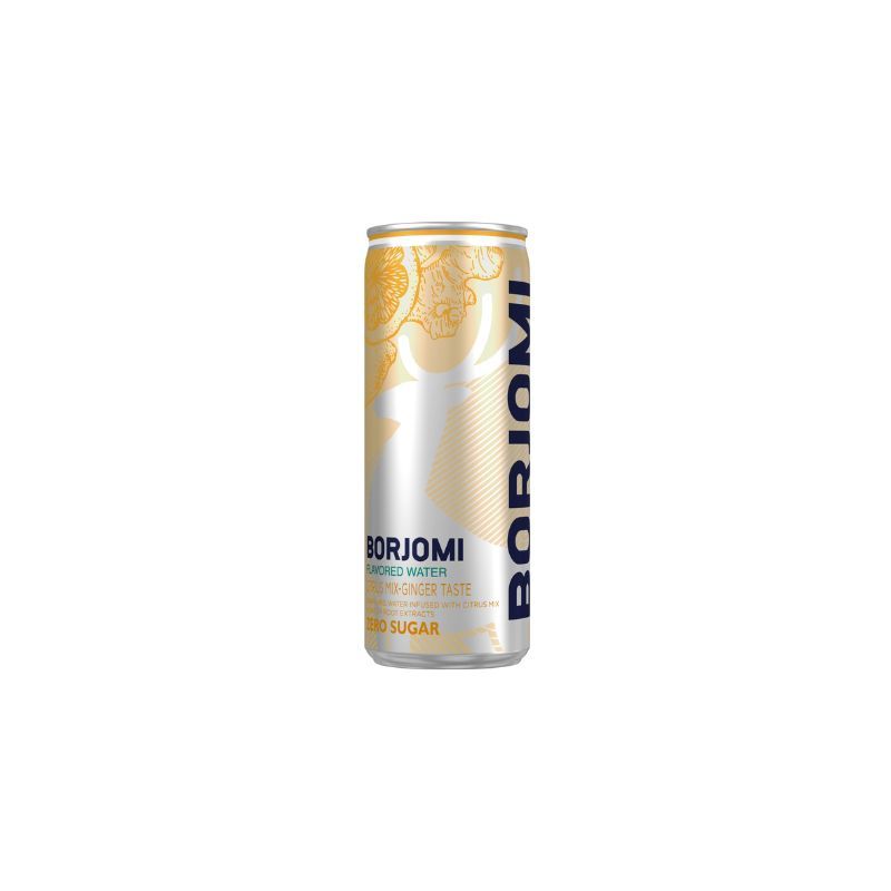 Soft drink Borjomi ginger and citrus carbonated 0.33l