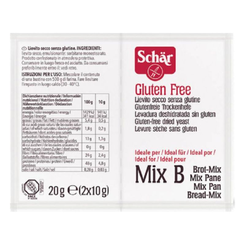 Gluten Free Yeast Schar 20g