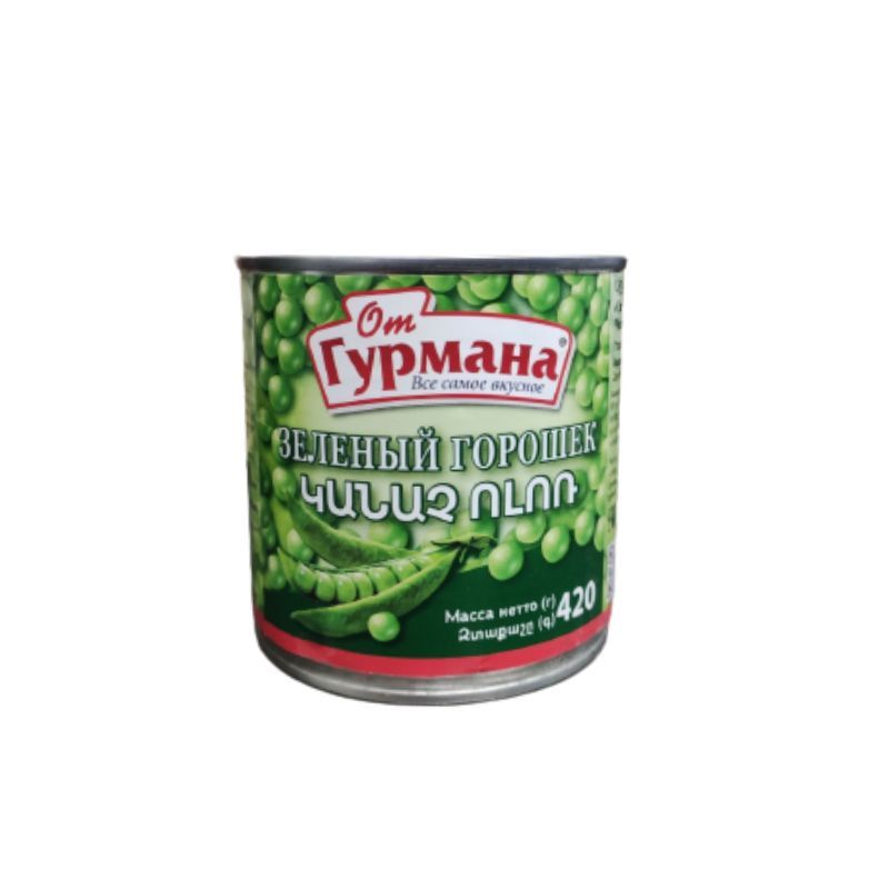 Зеленый горошек От Гурмана 420г
