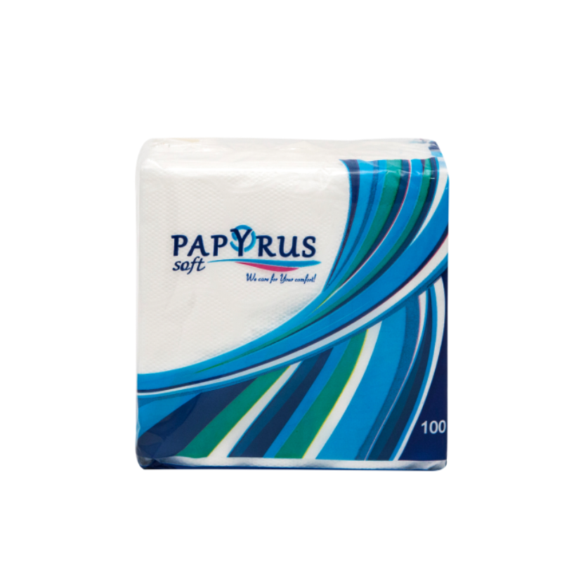 Салфетки Soft Papyrus 1слой 100шт