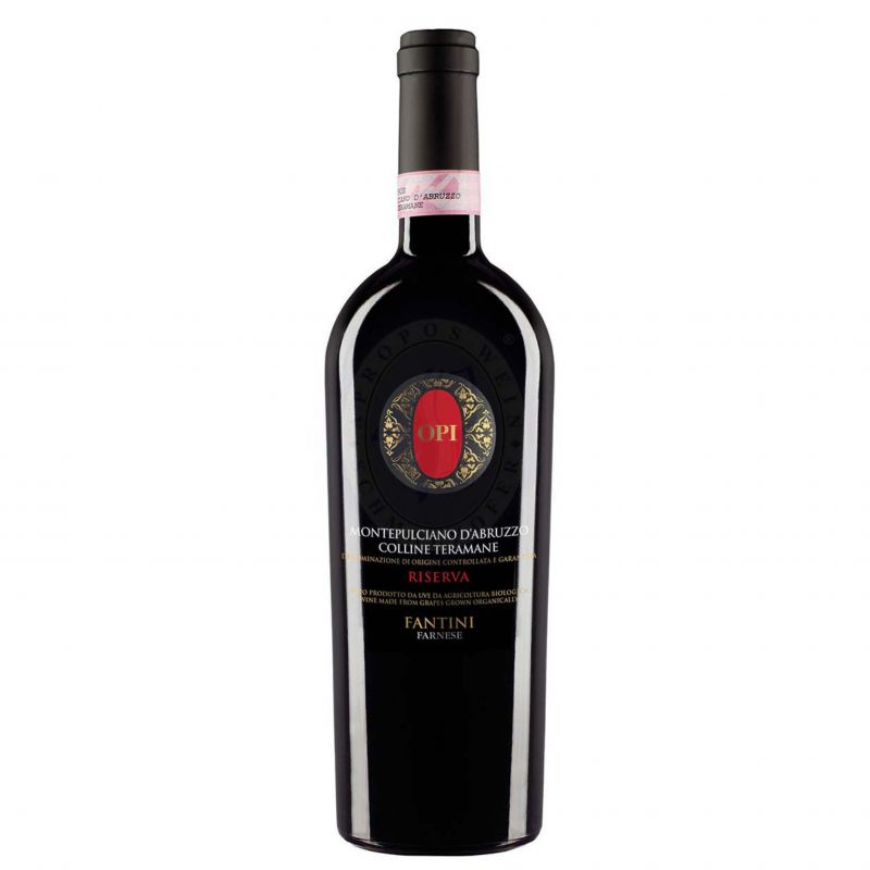 Red sry wine Fantini Opi reserve 0․75l