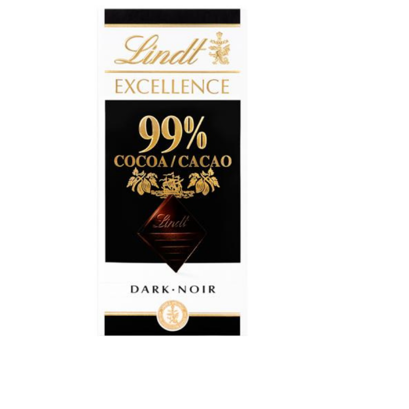 Chocolate bar Lindt 99% 50g
