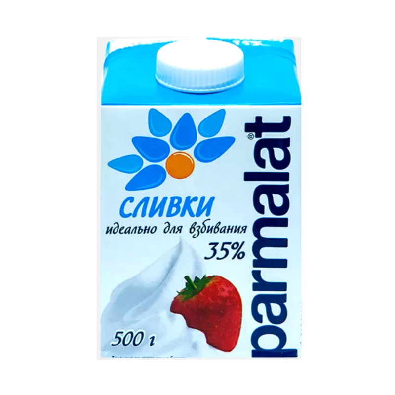 Сливки Parmalat 35% 500г